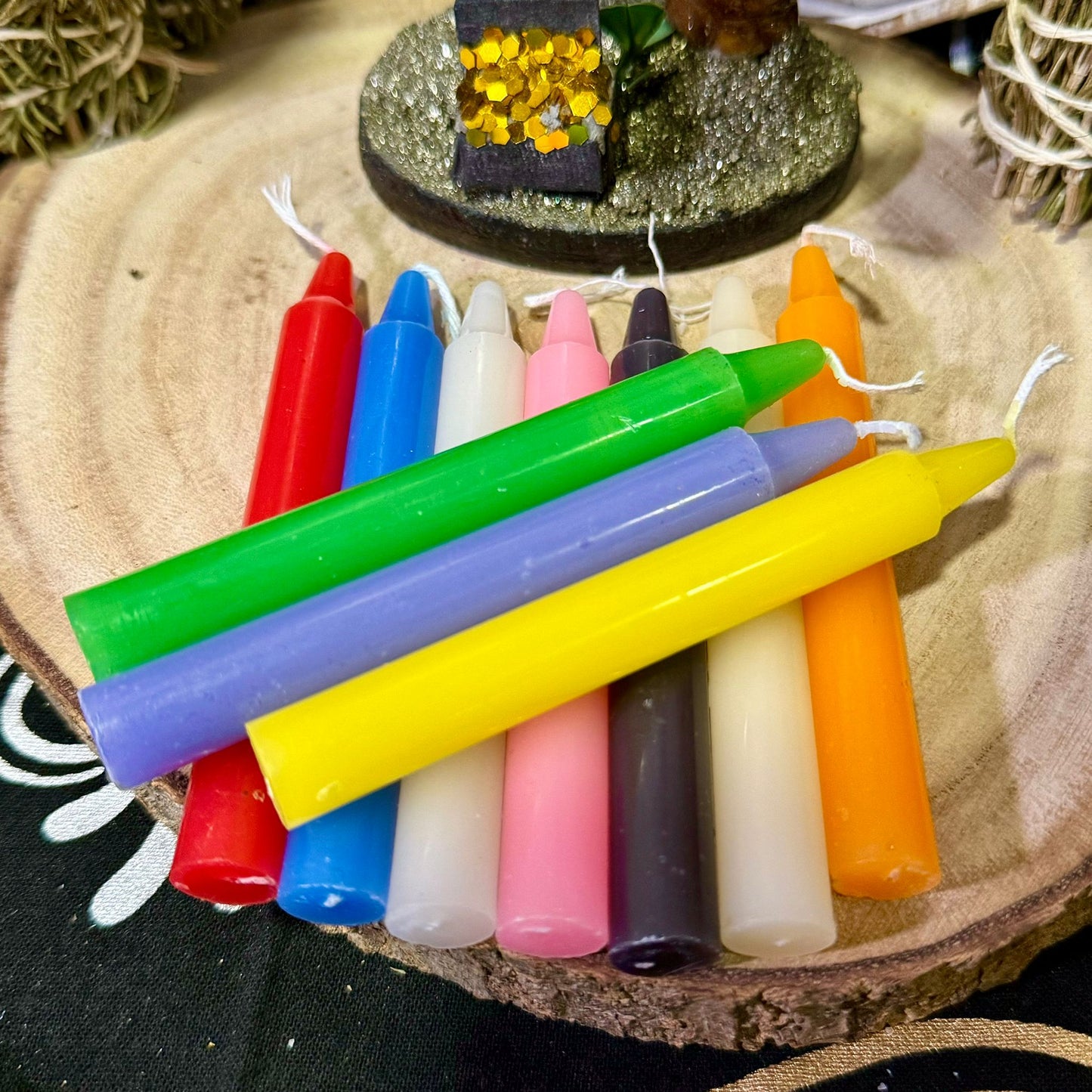 Pack de 5 MINI VELAS ritual de Colores 10cm