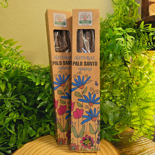 Incienso Natural de Palo Santo – Namaste India Duración 2 horas