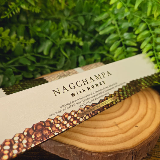 🕯️ Incienso Nag Champa con Miel – Dulce armonía para el alma 🍯