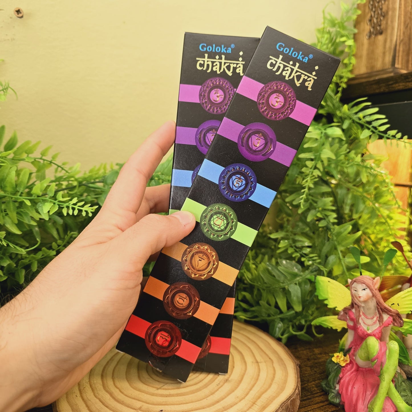 Incienso Goloka Chakras - Equilibra tu Energía en Templo Arcano