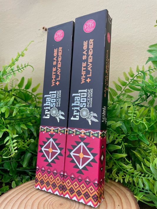 🌿 Incienso Tribal Soul - Salvia Blanca & Lavanda 🌿