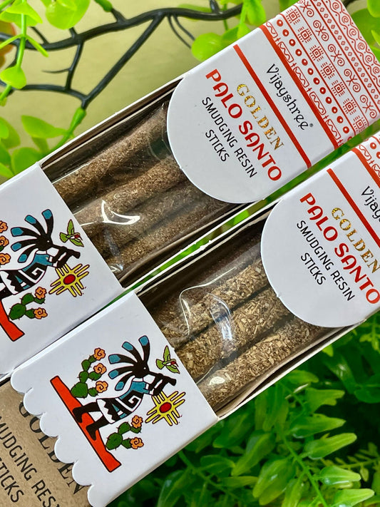 Incienso Vijayshree Golden Smudging – Purificación Ancestral en Stick