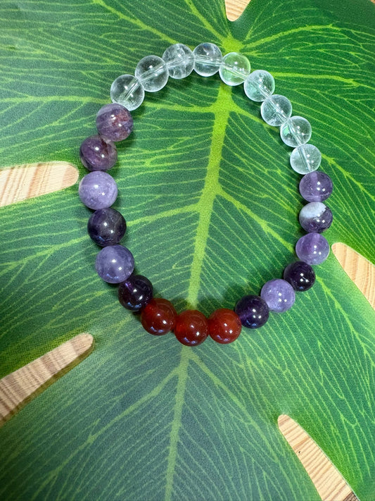 ✨ Pulsera Mineral de Alta Frecuencia – 963 hz Conexión Universal Emocional y Terrenal ✨