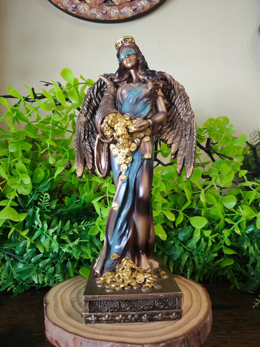 Figura Diosa Fortuna Alada