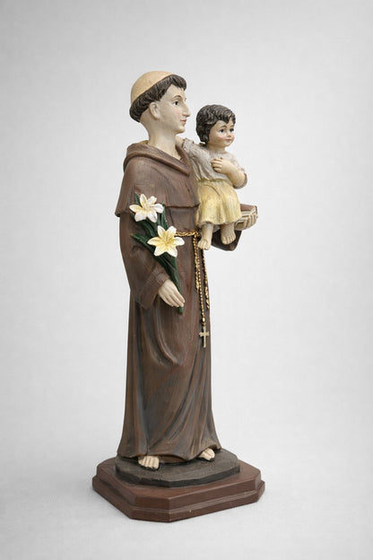 San Francisco con el Niño Jesús – Figura Religiosa