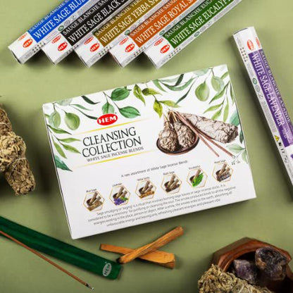 Colección Cleansing Collection HEM – Inciensos de Limpieza Energética (Pack Variado)