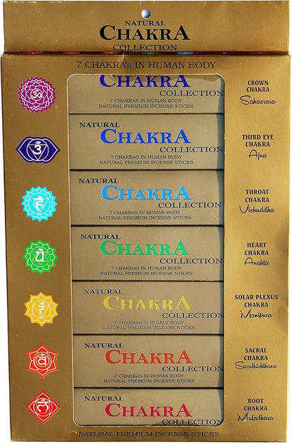 Pack Inciensos Chakra Collection – Armonización de los 7 Chakras