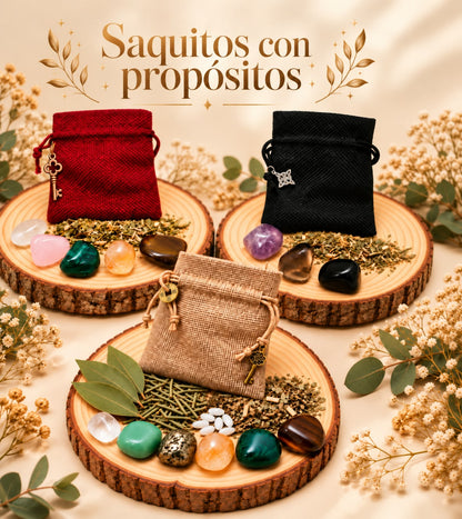 Saquitos con Propósito – Rituales de Abundancia, Amor y Protección