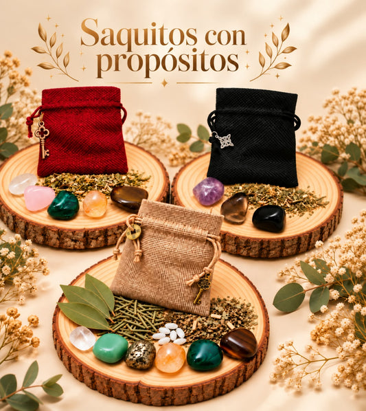 Saquitos con Propósito – Rituales de Abundancia, Amor y Protección