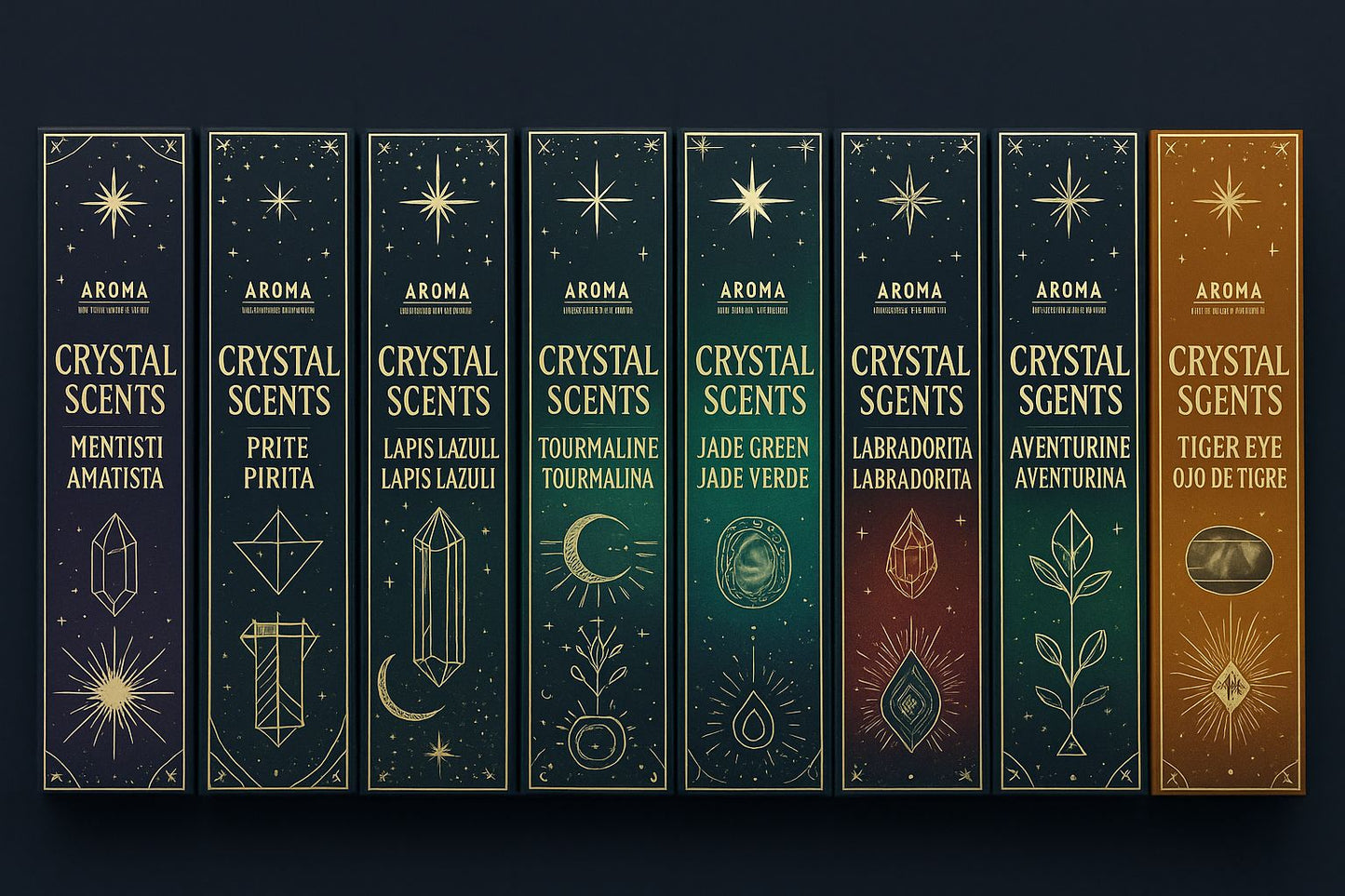 🔮 Inciensos Crystal Scents – Aromaterapia con el poder de los minerales 🔮