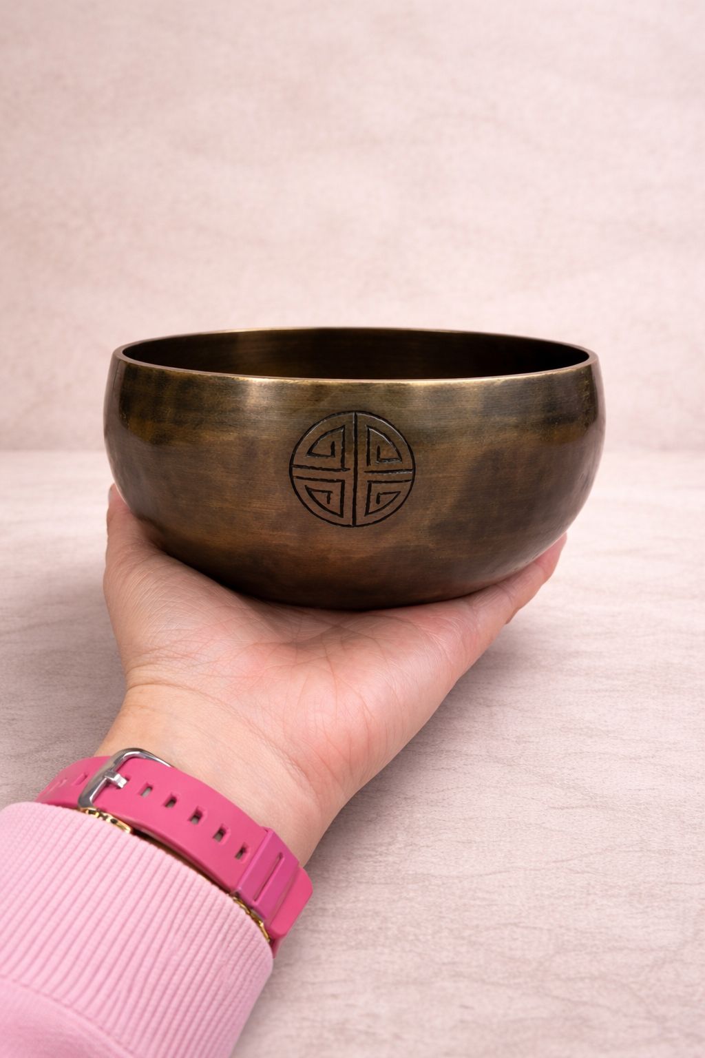 Cuenco Tibetano  Full Moon Pequeño de 7 Metales – Armonización y Sanación Vibracional