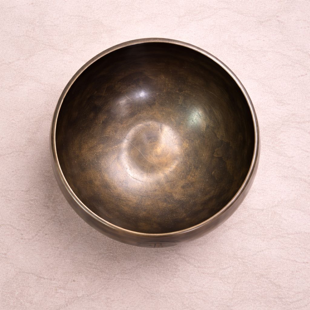 Cuenco Tibetano  Full Moon Pequeño de 7 Metales – Armonización y Sanación Vibracional