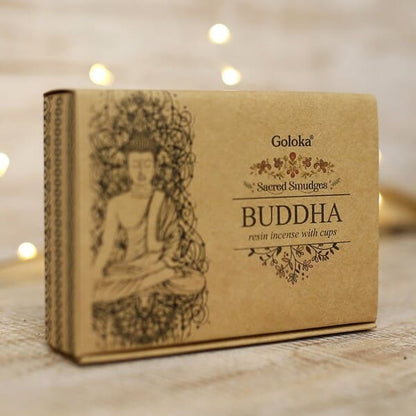 Buda - copas incienso Goloka Sacred Smudges