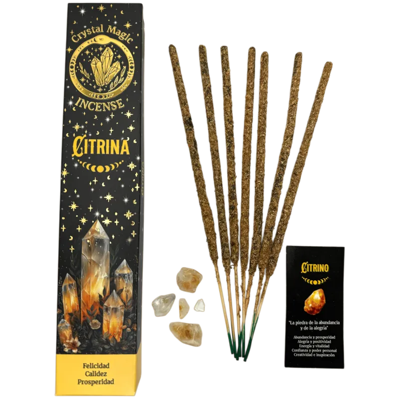 🔮 Inciensos Crystal Magic – Aromaterapia con el poder de los minerales 🔮