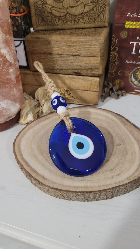 Ojo Turco Azul Nazar Amuleto Protector - Templo Arcano