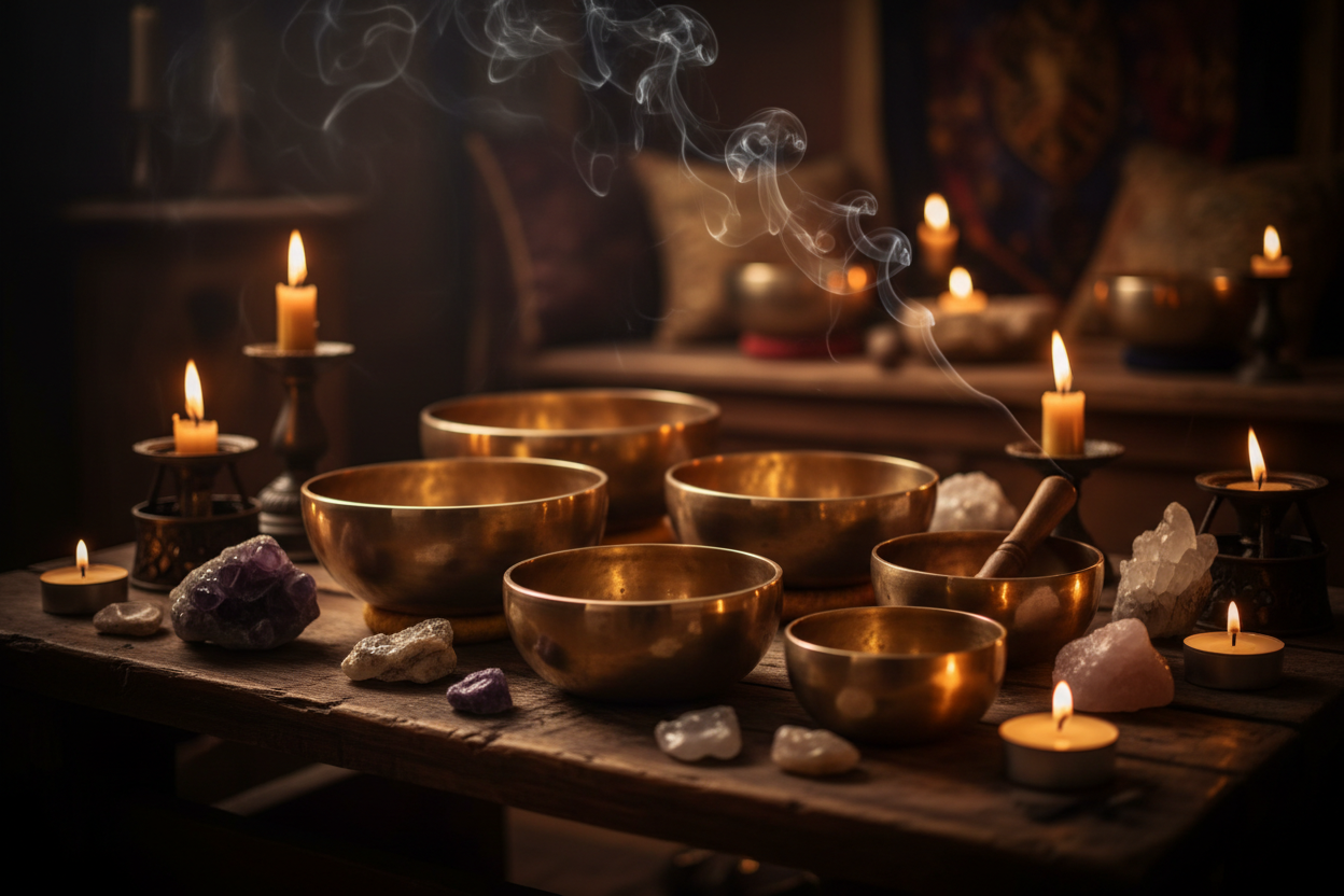 Terapia Armonizante con Baño de Sonidos - Cuencos Tibetanos