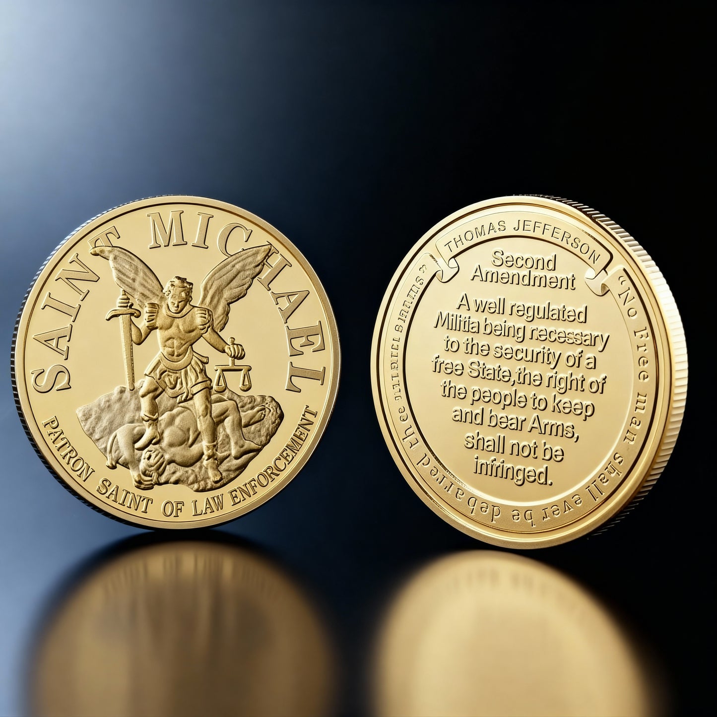 Moneda Ritualizada de San Miguel Arcángel – Protección, Justicia y Fortaleza Espiritual