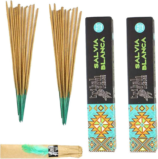 Incienso Tribal Soul Salvia blanca – Purificación y Energía en Templo Arcano