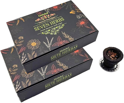 Siete hierbas - copas incienso Goloka Sacred Smudges
