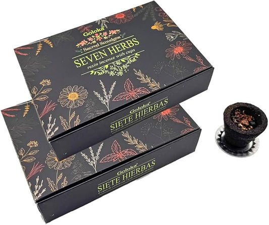 Siete hierbas - copas incienso Goloka Sacred Smudges