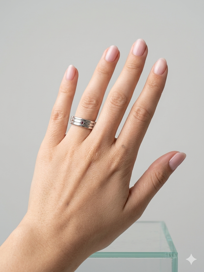 Anillo ATLANTE acero